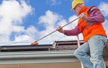 Caulside soft wash roof cleaning