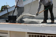 Caulside flat roofing repair