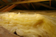 Caulside pitch roof insulation